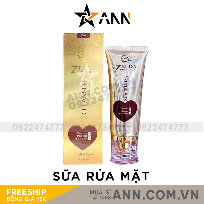 23699-srm-zelda-1.png Sữa Rửa Mặt Zelda Plus Sạch Da Giữ Ẩm Ngừa Mụn - SRMZELDAPLUS