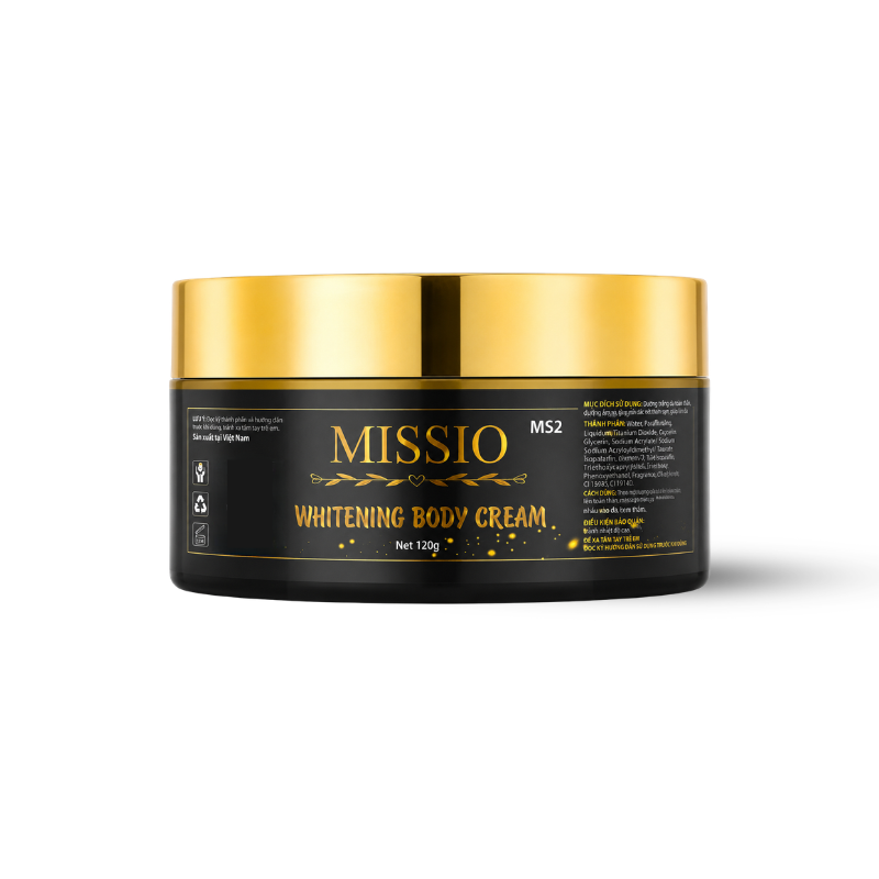 Nguồn sỉ kem Body Missio Whitening Body Cream 120gr Nguồn sỉ kem Body Missio Whitening Body Cream 120gr