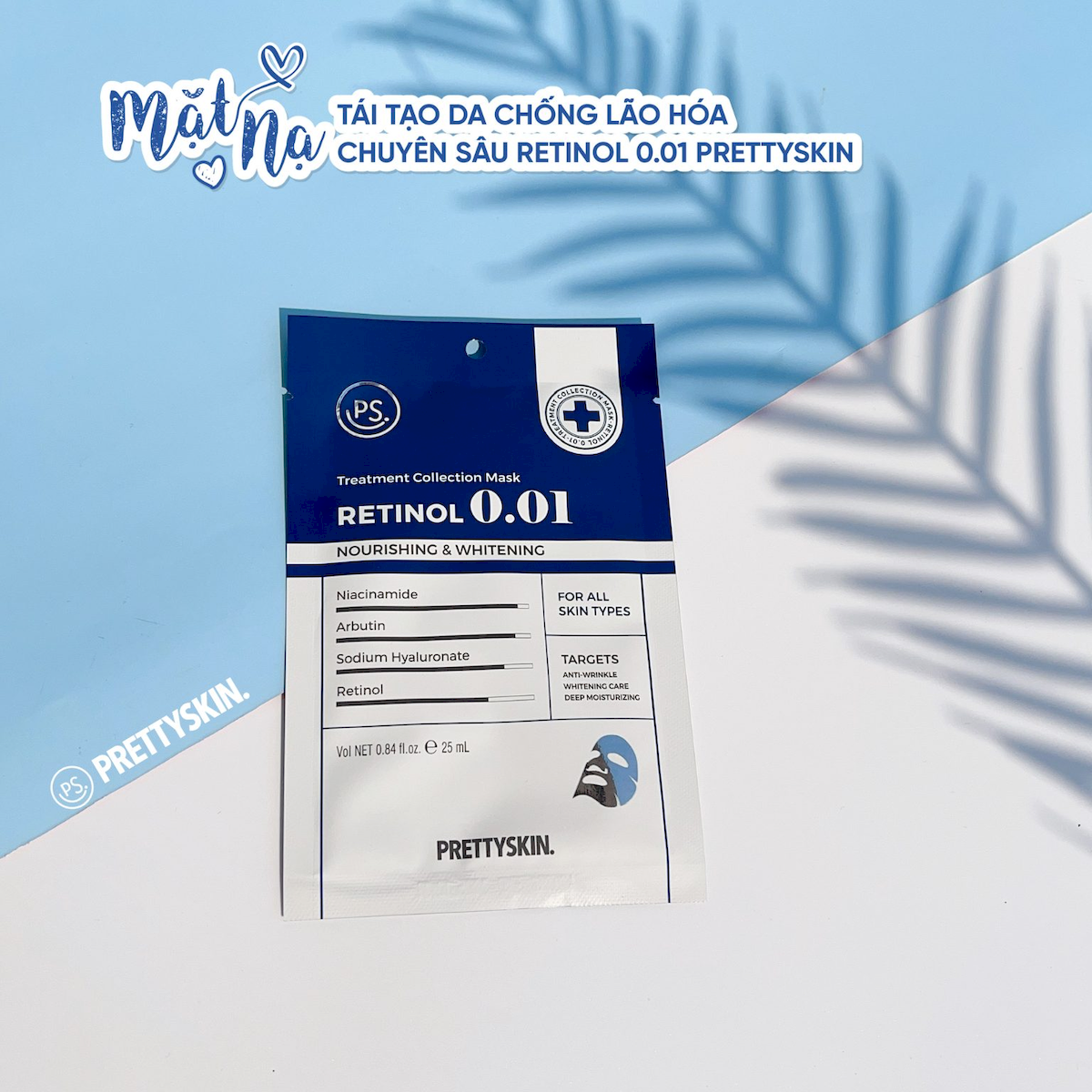 23880_22_20240406075300-1.png Mặt Nạ Prettyskin Retinol 0.01 Màu Xanh Đậm Tái Tạo Da Hộp 10miếng - 8809733215628