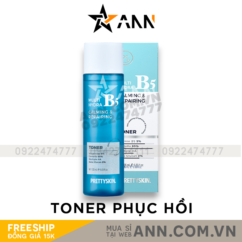 23883_tonner-b5_20240406074925-2.png Nước Hoa Hồng Toner Prettyskin Multi Hydra B5 Phục Hồi Dưỡng Trắng Da 205ml - 8809733218728