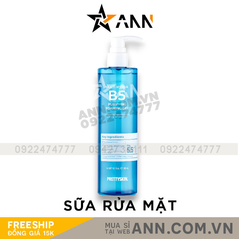23884_16_20240406080629-2.png Sữa Rửa Mặt Prettyskin Multi Hydra B5 Cấp Ẩm Sạch Sâu 300ml - 8809733219091