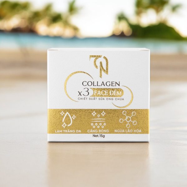 Combo Kem Face Đêm Collagen X3 TN Mỹ Phẩm Đông Anh - CBFACEX3TNDEM