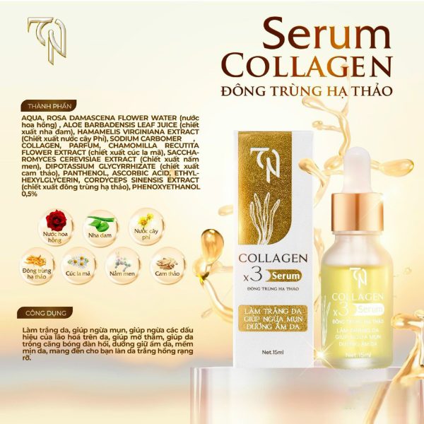 Combo Kem Face Đêm Collagen X3 TN Mỹ Phẩm Đông Anh - CBFACEX3TNDEM