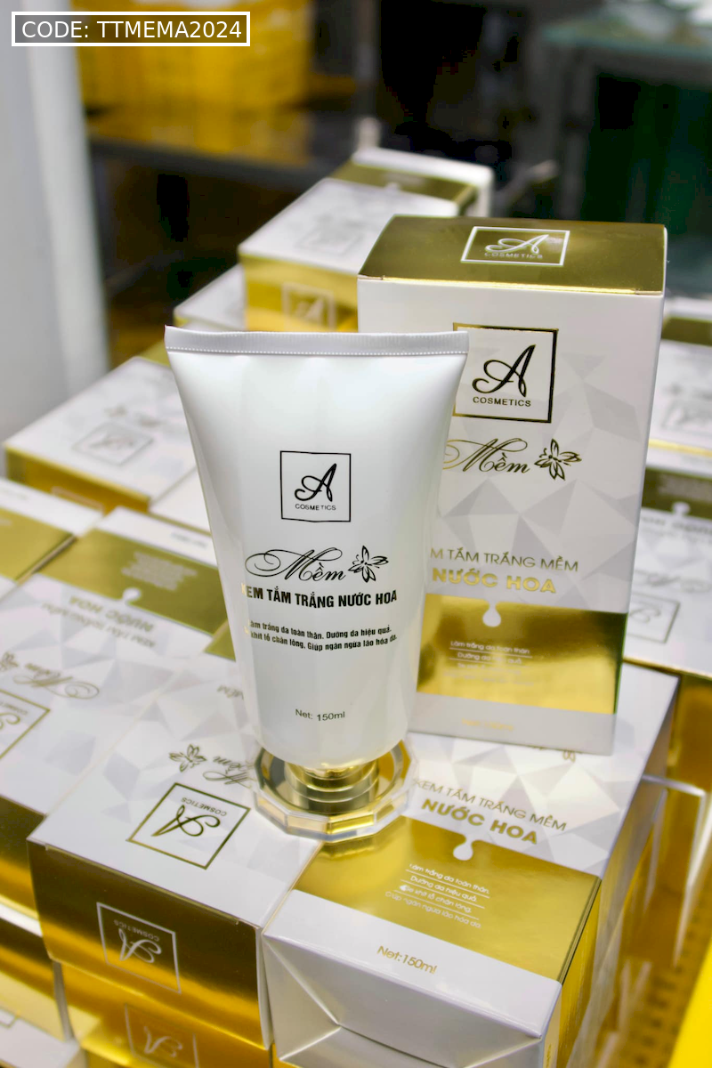 Kem Tắm Trắng Mềm Nước Hoa A Cosmetics Mỹ Phẩm Phương Anh Phiên Bản 2024