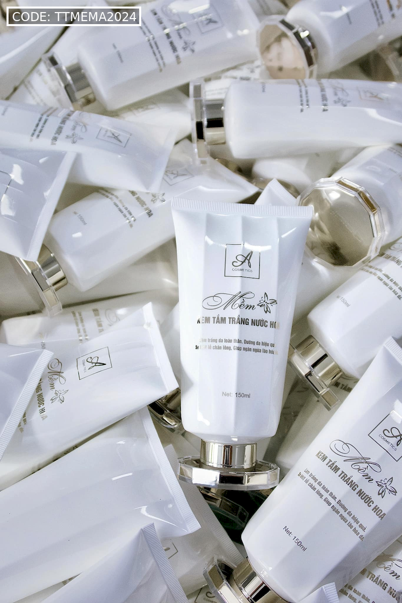 Kem Tắm Trắng Mềm Nước Hoa A Cosmetics Mỹ Phẩm Phương Anh Phiên Bản 2024