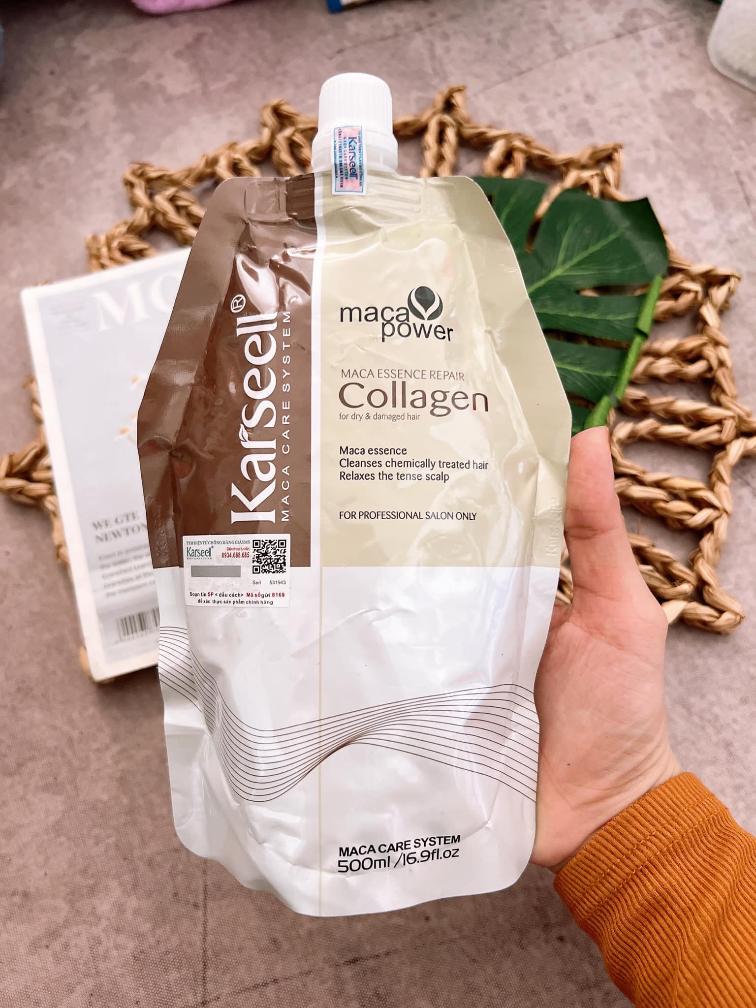 Kem Ủ Tóc Karseell Macca Power 500ml Phục Hồi Tóc Khô Và Hư Tổn Kem Ủ Tóc Karseell Macca Power 500ml Phục Hồi Tóc Khô Và Hư Tổn