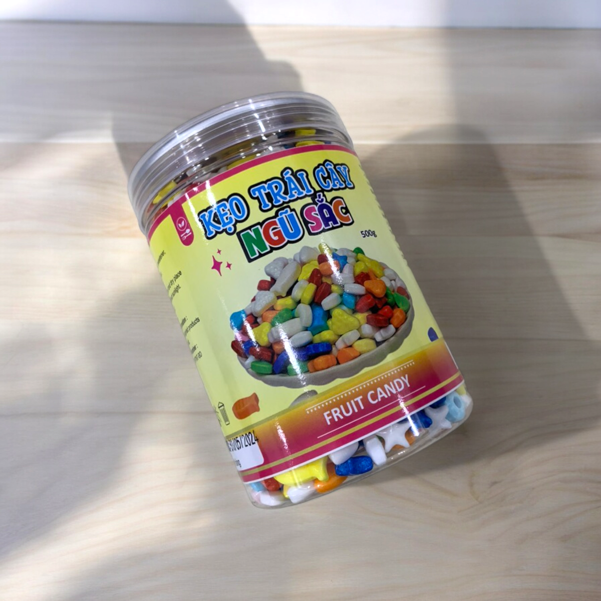 Kẹo Trái Cây Ngũ Sắc 500g Kẹo Trái Cây Ngũ Sắc 500g