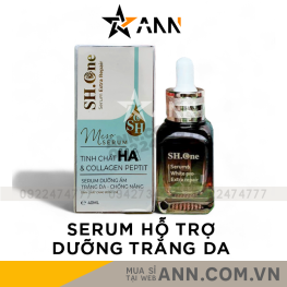 Serum Meso SH One Màu Xanh Tinh Chất HA Collagen Peptit Hỗ Trợ Dưỡng Trắng Da