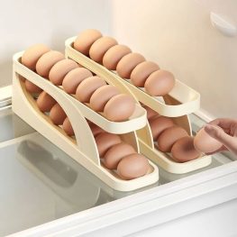 Khay Đựng Trứng Lăn Tự Động 2 Tầng - KDTLTD01