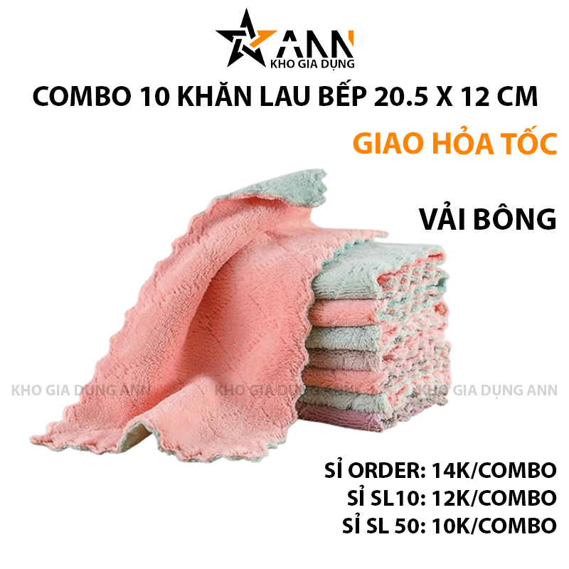 24865_14-sua_20240820142002-2.png Combo 10 Khăn Lau Bếp Đa Năng - Khăn Bếp 2 Mặt Vải Mềm Mịn Siêu Thấm Nước 25x15Cm - KLBDN01