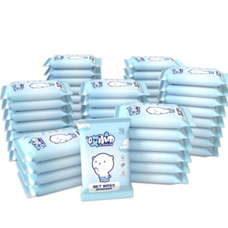 Combo 10 Bịt Khăn Ướt Bỏ Túi Du Lịch - Khăn Giấy Ướt Mini - Chất Liệu Vải Không Dệt 12.5x7.5cm Combo 10 Bịt Khăn Ướt Bỏ Túi Du Lịch - Khăn Giấy Ướt Mini - Chất Liệu Vải Không Dệt 12.5x7.5cm