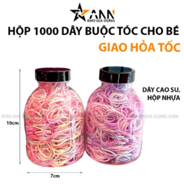 Hộp 1000 Dây Buộc Tóc Mini Cho Bé - DBTCB1000