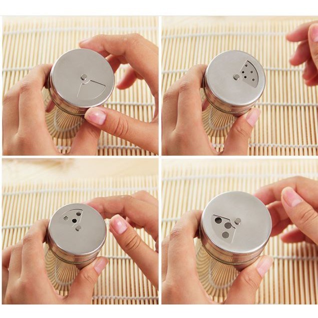 Nguồn sỉ lọ Đựng Tiêu Inox Nắp Xoay Tiện Dụng Nguồn sỉ lọ Đựng Tiêu Inox Nắp Xoay Tiện Dụng