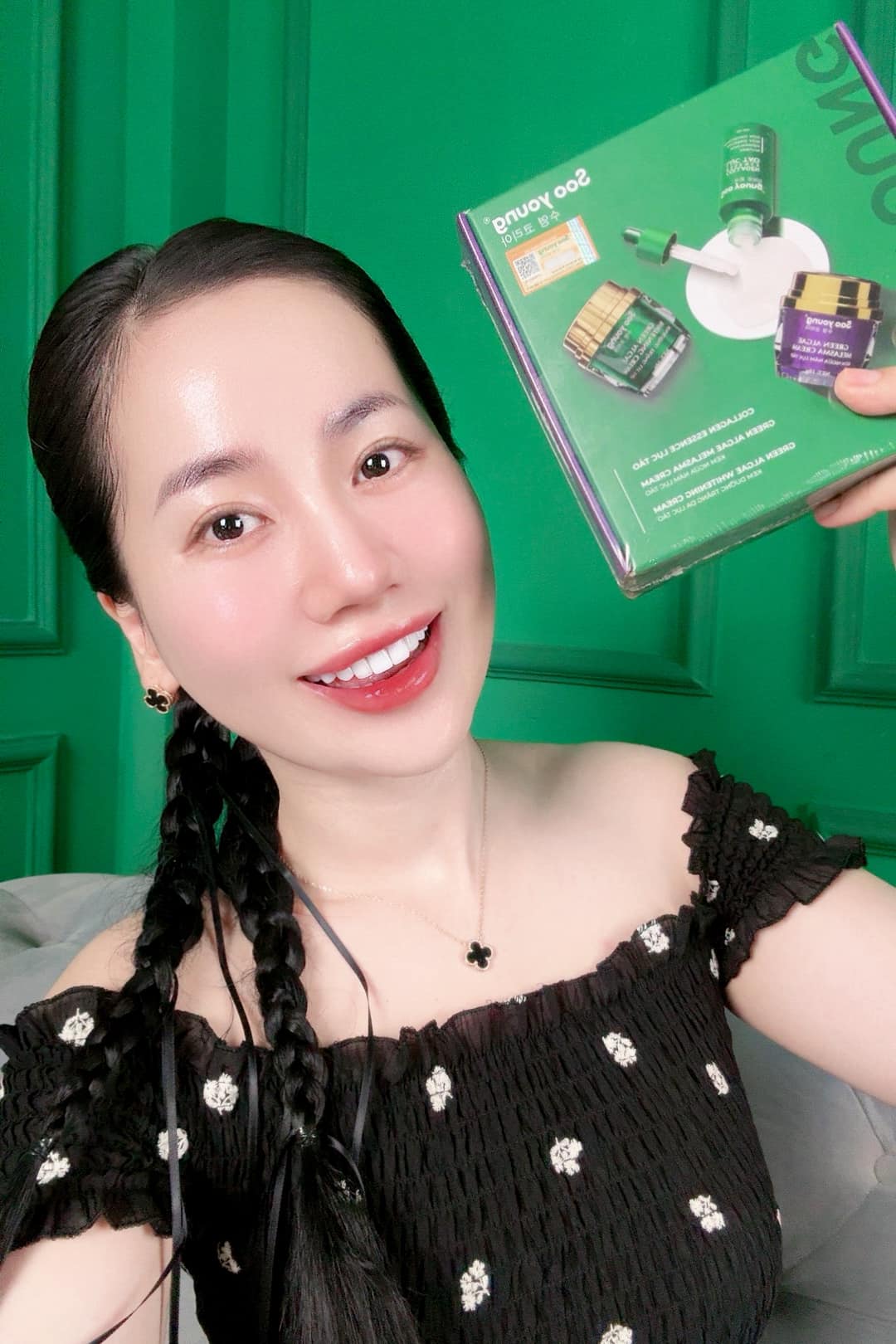 Combo Kem Face Ngày Đêm Lục Tảo Soo Young Mini Combo Kem Face Ngày Đêm Lục Tảo Soo Young Mini