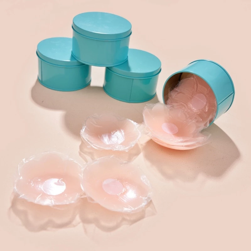 Hộp 5 Cặp Miếng Dán Ngực Siêu Dính Tái Sử Dụng Nhiều Lần Hộp 8x8x6.5cm Hộp 5 Cặp Miếng Dán Ngực Siêu Dính Tái Sử Dụng Nhiều Lần Hộp 8x8x6.5cm