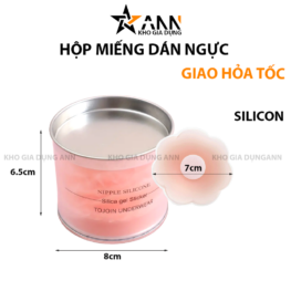 Hộp 5 Cặp Miếng Dán Ngực Siêu Dính Tái Sử Dụng Nhiều Lần Hộp 8x8x6.5cm - MDN01