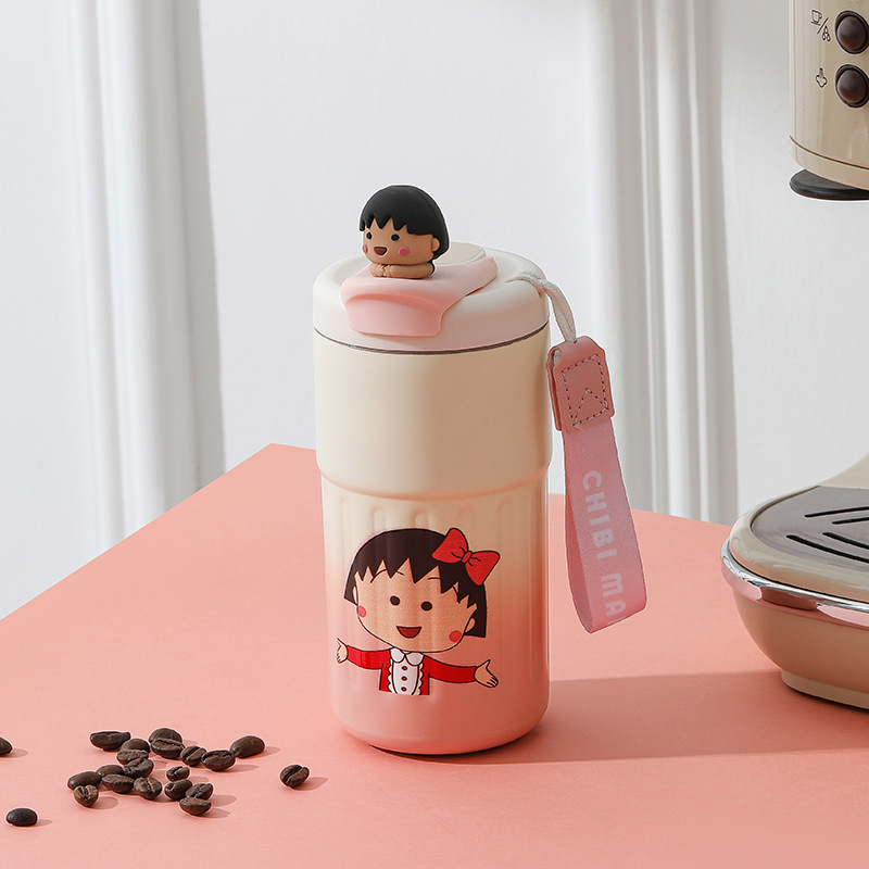 Ly Giữ Nhiệt Inox Hoạt Hình - Cốc Giữ Nhiệt Có Quai Cho Bé 420ml Ly Giữ Nhiệt Inox Hoạt Hình - Cốc Giữ Nhiệt Có Quai Cho Bé 420ml