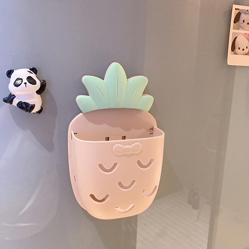 25014_o1cn01zbxoz31wrom8y7zf5-2218108036361-0-cib_20240906170320-3.jpg Giỏ Treo Tường Hình Quả Dứa Kèm Miếng Dán Không Cần Đục Lỗ 21x12.5x6cm - GTTHQD01