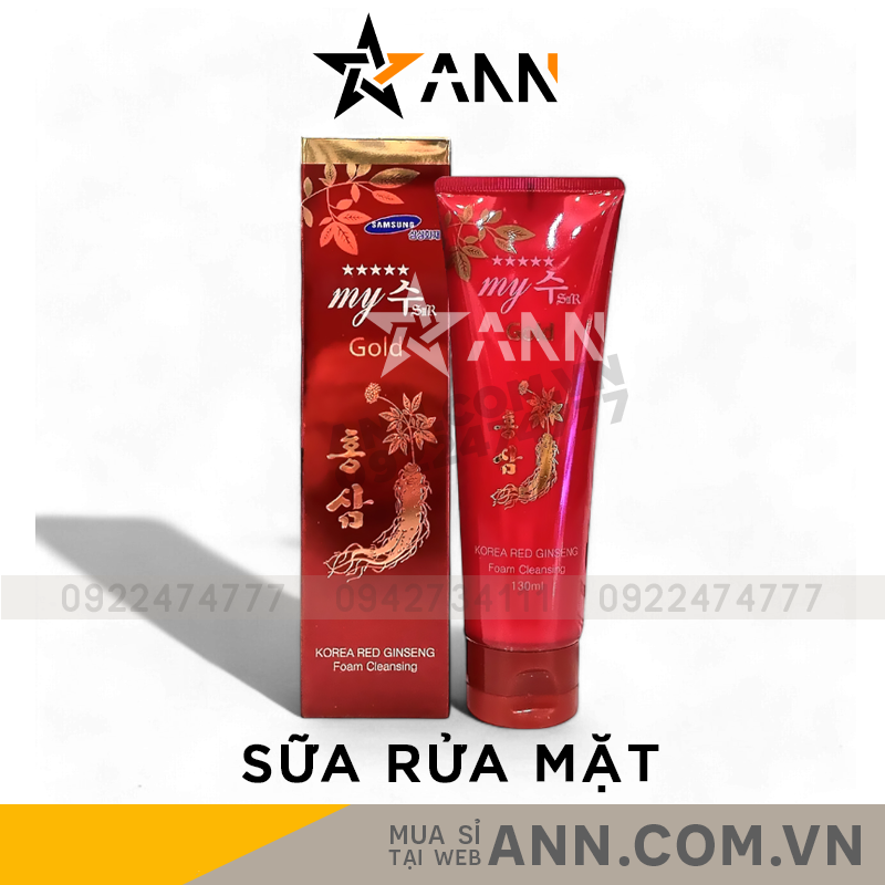 25085_10a_20240917150136-1.png Sữa Rửa Mặt Hồng Sâm My Gold 130ml - 8809451853089