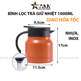 Bình Lọc Trà Giữ Nhiệt 1000ml - BLTGN10