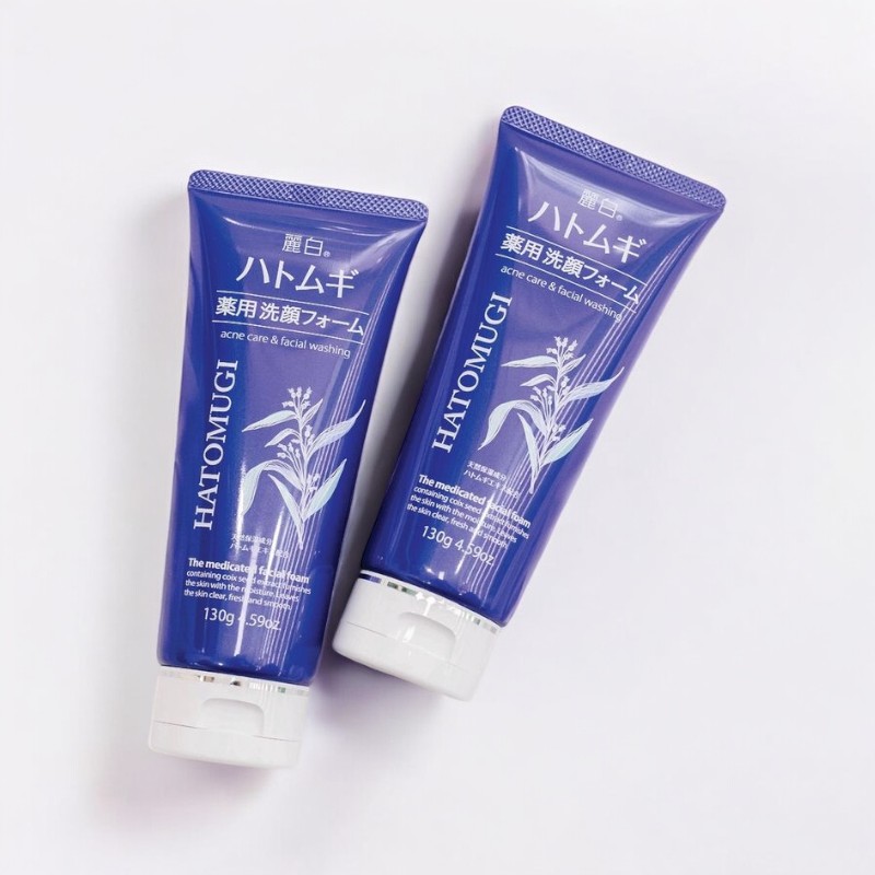 25163_srm-y-di-xanh-phu-photoroom_20240922100208-2.jpg Sữa Rửa Mặt Ý Dĩ Hatomugi Acne Care & Facial Washing Dành Cho Da Mụn 130g - 4513574031302