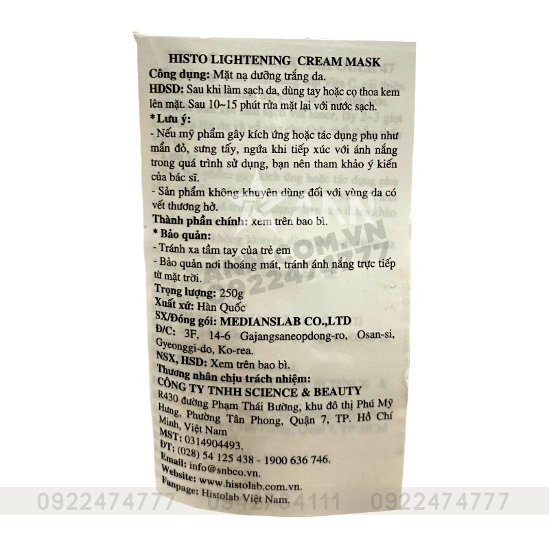 25170_u-trang-face-histo-tem-photoroom_20240922121844-2.jpg Mặt Nạ Kem Histo Lightening Cream Mask Dưỡng Trắng Da 250g - 8809412752642