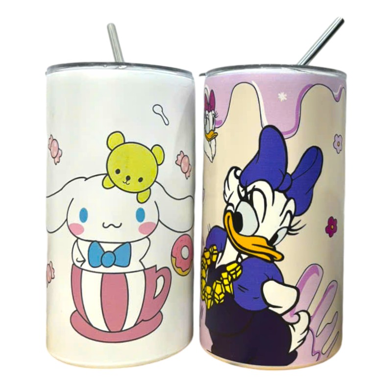 Ly Giữ Nhiệt Hoạt Hình 3D 600ml Kèm Ống Hút Ly Giữ Nhiệt Hoạt Hình 3D 600ml Kèm Ống Hút