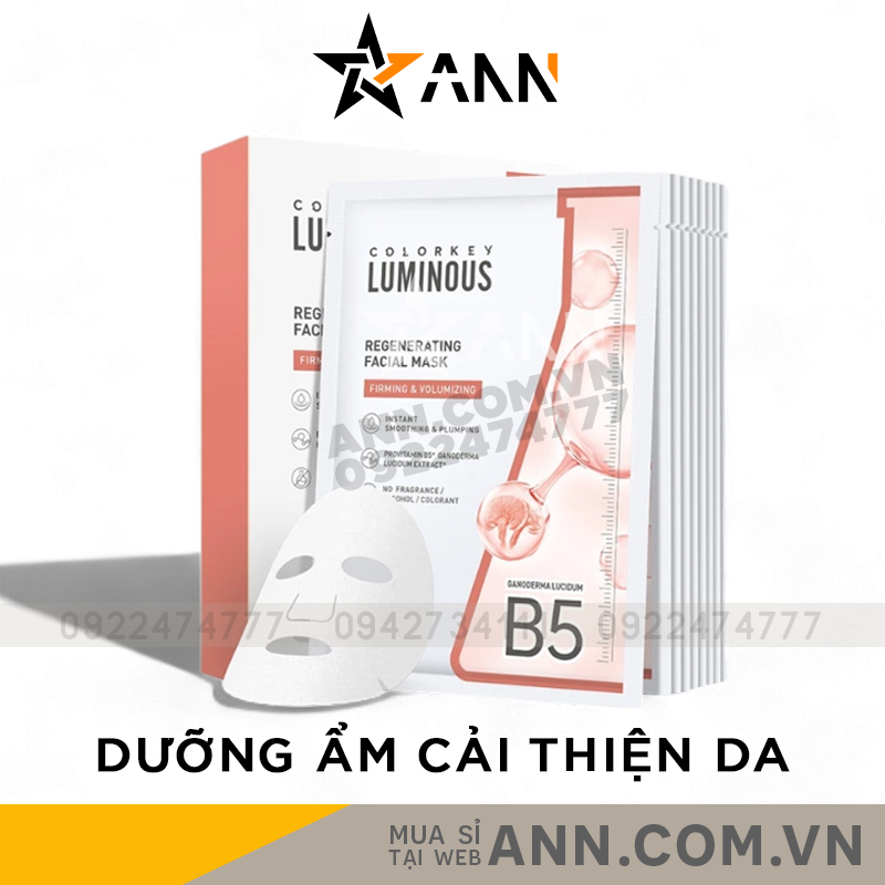 25186_d3_20240924111634.png Mặt Nạ Colorkey Luminous B5 Regenerating Facial Mask Firming & Volumizing Hộp 10 Miếng - 6975326789387