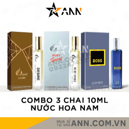 Combo Nước Hoa Charme Perfume 10ml Các Loại Dành Cho Nam