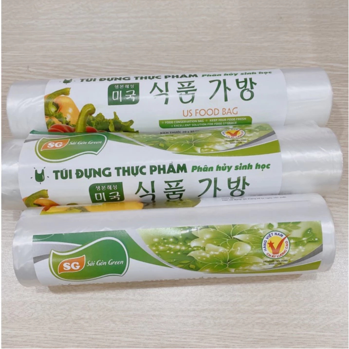 Set 3 Cuộn Túi Đựng Thực Phẩm Set 3 Cuộn Túi Đựng Thực Phẩm