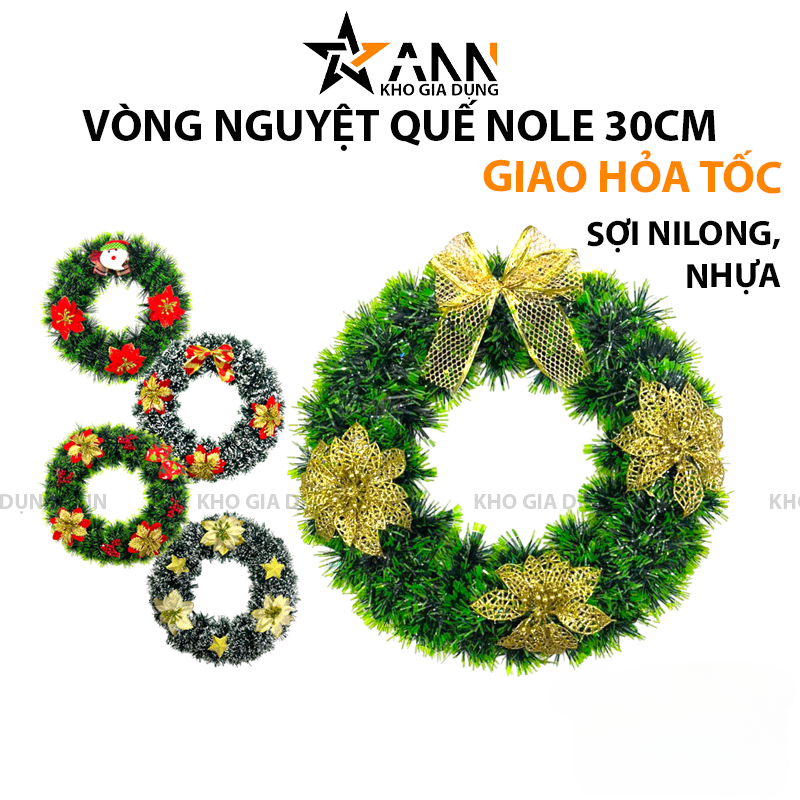 25309_226_20250320112149-2.png Vòng Hoa Nguyệt Quế Noel Trang Trí Tường Cửa Giáng Sinh 5 Mẫu Size 30cm - VHNQ01