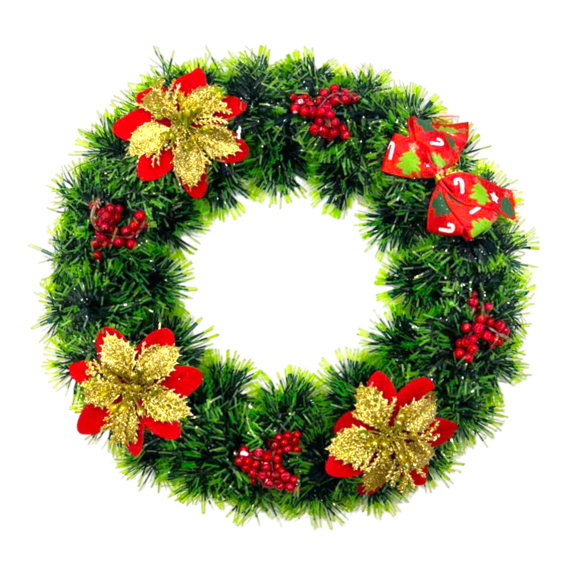 25309_z5872604980439-54fb45c68704cfc860c8c19157220b9e-photoroom-10_20240927160833-4.png Vòng Hoa Nguyệt Quế Noel Trang Trí Tường Cửa Giáng Sinh 5 Mẫu Size 30cm - VHNQ01