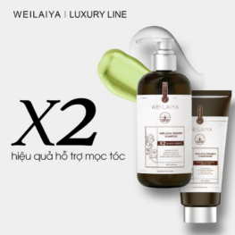 Combo Dầu Gội Xả Gừng Weilaiya Màu Nâu Zingiber X2 Ginger Essence Giúp Làm Sạch Gàu - GOIXAW03