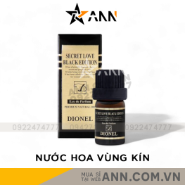 Nước Hoa Vùng Kín Dionel Màu Đen Secret Love Black Edition 5ml
