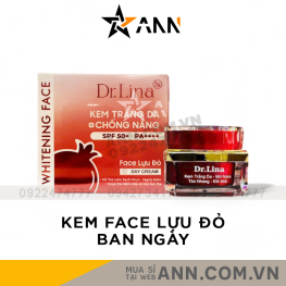 Kem Face Lựu Đỏ Dr.Lina Whitening Face Dưỡng Trắng Da Chống Nắng SPF50+ PA++++ Ban Ngày 25g