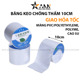 Băng Keo Chống Thấm - Băng Dính 4 Lớp Cao Su Chống Dột 10cmx5m - BKCT