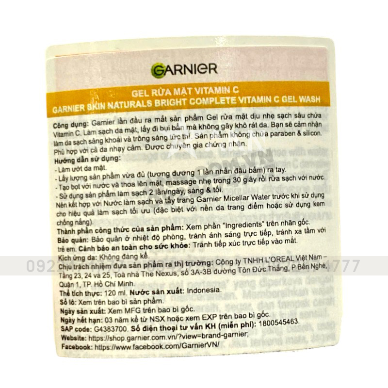 25399_gel-rua-mat-garnier-tem-photoroom_20241008180610-1.jpg Gel Rửa Mặt Garnier Sạch Dịu Nhẹ Bright Complete Vitamin C Gel Wash 120ml - 8994993018024