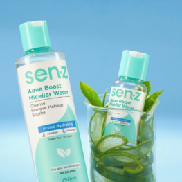 Nước Tẩy Trang Senz Aqua Boost Micellar Water Chiết Xuất Trà Xanh 250ml - Nước Tẩy Trang Cho Da Khô - NTTTXSZ