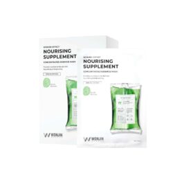 Mặt Nạ Wonjin Effect Nourising Supplement Màu Xanh Lá Hỗ Trợ Phục Hồi Da - Hộp 10 Miếng - 8809544631372