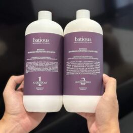 Combo Dầu Gội Xả Batious Repairing Nourishing Shampoo Màu Tím - Dành Cho Tóc Hư Tổn 500ml - 5061014610802