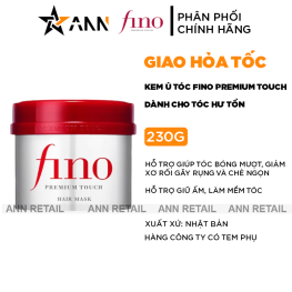 Kem Ủ Tóc Fino Premium Touch Phục Hồi Tóc Hư Tổn 230g