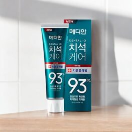 Kem Đánh Răng Median Màu Xanh Ngọc IQ 93% Tartar Protection Toothpaste Gum 120g - 8809585101445