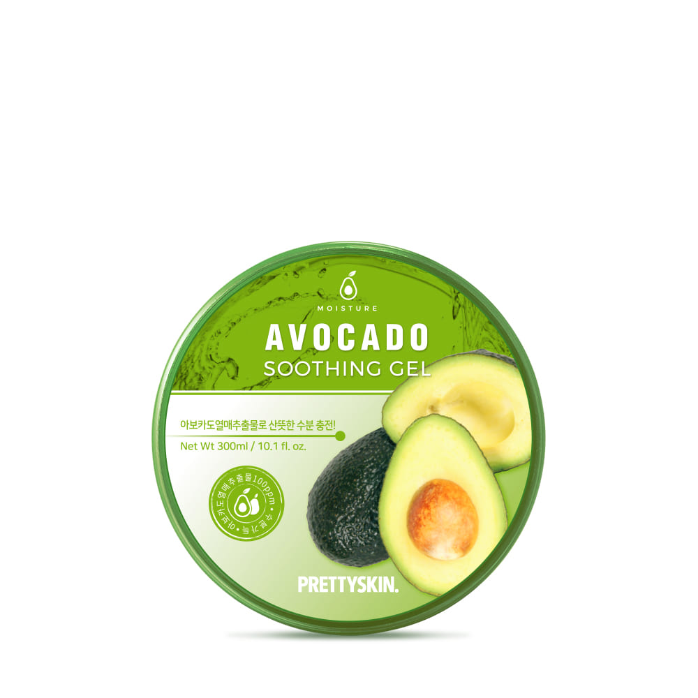 25602_508b19bec6804fa974da0f06987406d5_20241104142324-1.jpg Gel Dưỡng Da Đa Năng Prettyskin Chiết Xuất Bơ Avocado Soothing Gel 300ml - 8809733211842