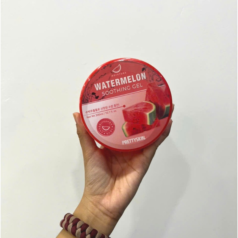 Gel Dưỡng Da Đa Năng Prettyskin Dưa Hấu Watermelon Soothing Gel 300ml Gel Dưỡng Da Đa Năng Prettyskin Dưa Hấu Watermelon Soothing Gel 300ml