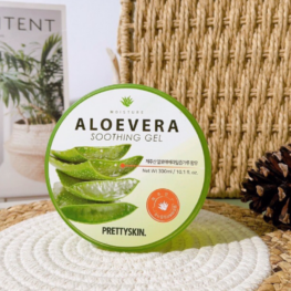 Gel Dưỡng Da Đa Năng Prettyskin Chiết Xuất Lô Hội Aloevera Soothing Gel 300ml - 8809733210029
