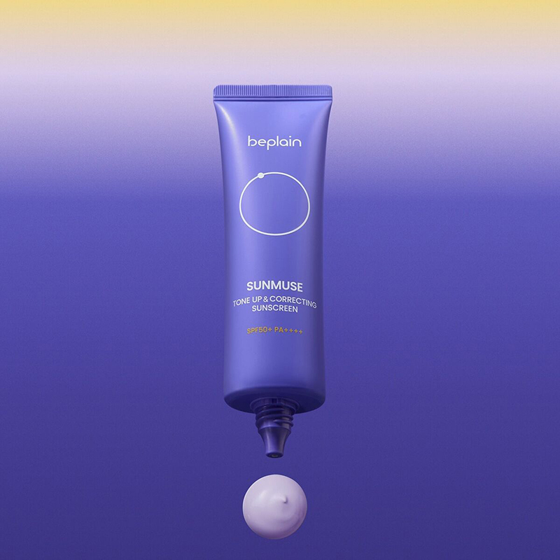 Kem Chống Nắng Beplain Sunmuse Tone Up Màu Tím Đậm - Dành Cho Da Dầu Xỉn Màu 50ml Kem Chống Nắng Beplain Sunmuse Tone Up Màu Tím Đậm - Dành Cho Da Dầu Xỉn Màu 50ml