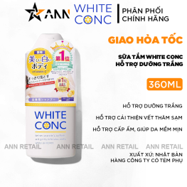 Sữa Tắm Trắng Da White Conc Nhật Bản 360ml