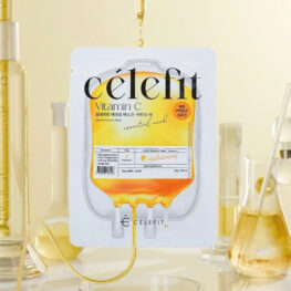 Mặt Nạ Celefit Mask Vitamin C Màu Vàng Hỗ Trợ Dưỡng Sáng Da Hộp 10 Miếng - 8809497562549