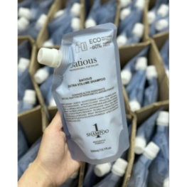 Dầu Gội Refill Batious Extra Volume Shampoo Màu Xanh Dạng Túi 300ml - 5061014615357