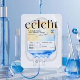 Mặt Nạ Celefit Mask Ceramide Màu Cam Hỗ Trợ Cấp Ẩm Da Hộp 10 Miếng - 8809497562532